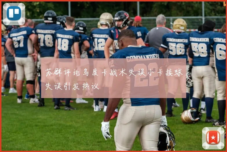 苏群评论乌度卡战术失误小卡接球失误引发热议